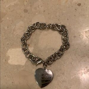 Silver tone bracelet